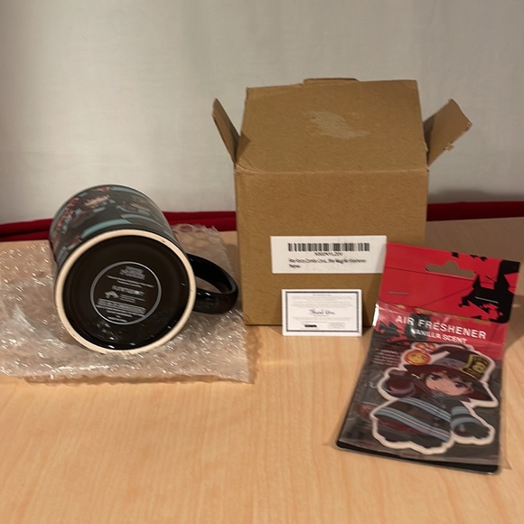 Fire Force Ceramic Coffee Mug/Vanilla Air Fresher. - Picture 6 of 7